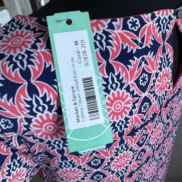 NWT Matket & Spruce "Lainey Zipper Detail Knit Dress" - Picture 2 of 5